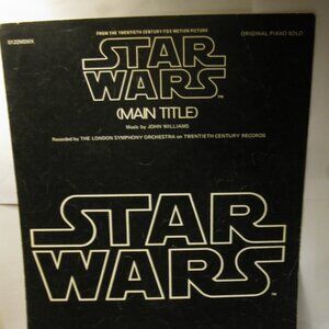 vintage Sheet Music: 1977 Star Wars (Main Title) - John Williams